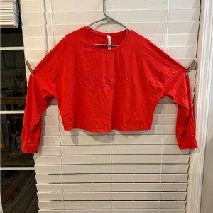 Lululemon Athletica Fiery Red Top